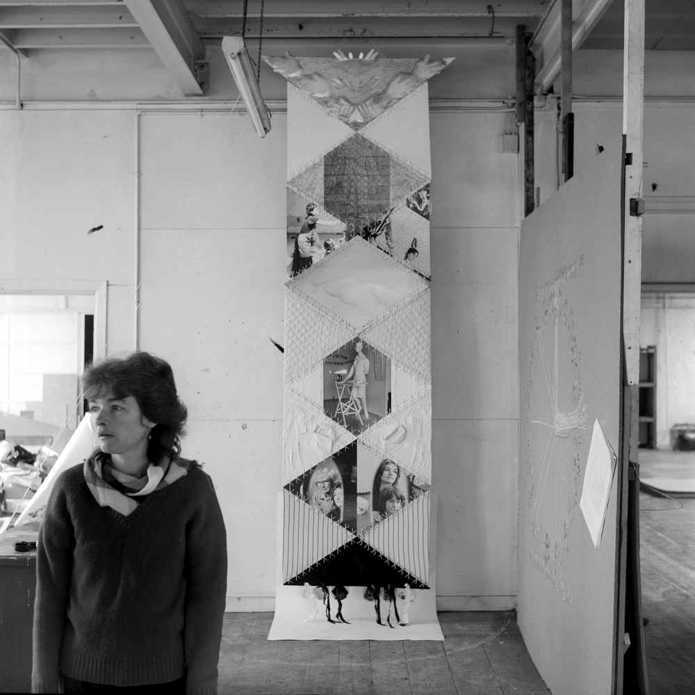 with one hand tied behind us, installation view